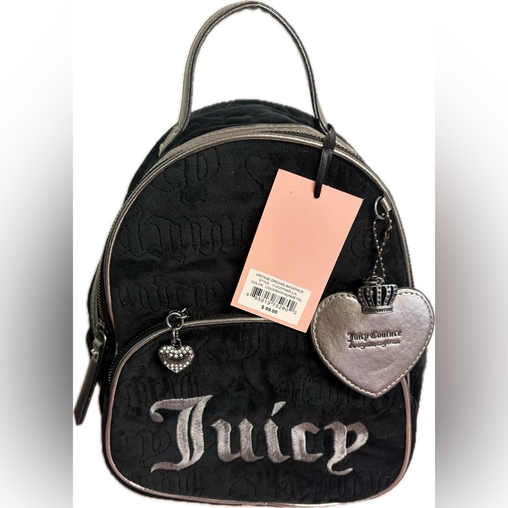 Juicy couture vintage dreams backpack black